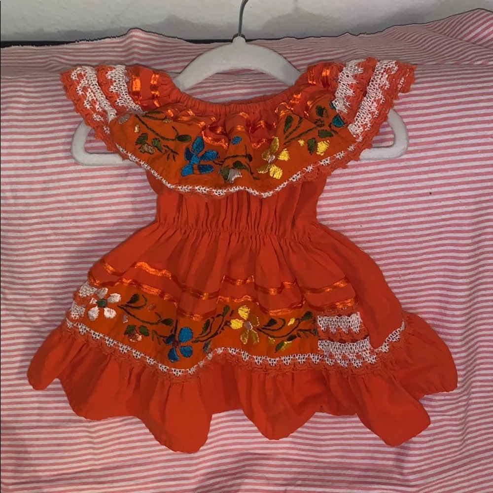 Traditional Folklorico Toddler Dress